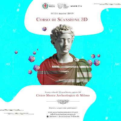 Corso di scansione 3D presso il Museo Archeologico di Milano
